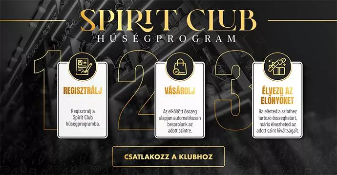 Spirit club törzsvásárlói rendszer