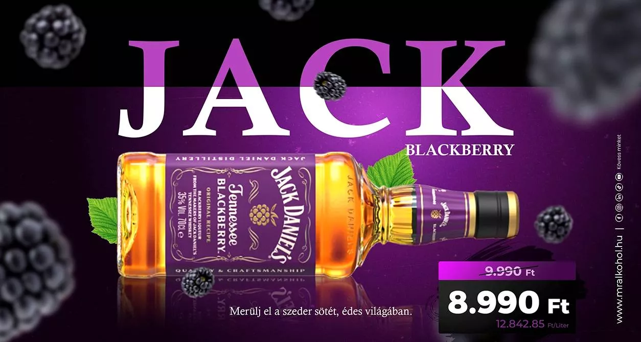 Jack Daniels blacberry akcio