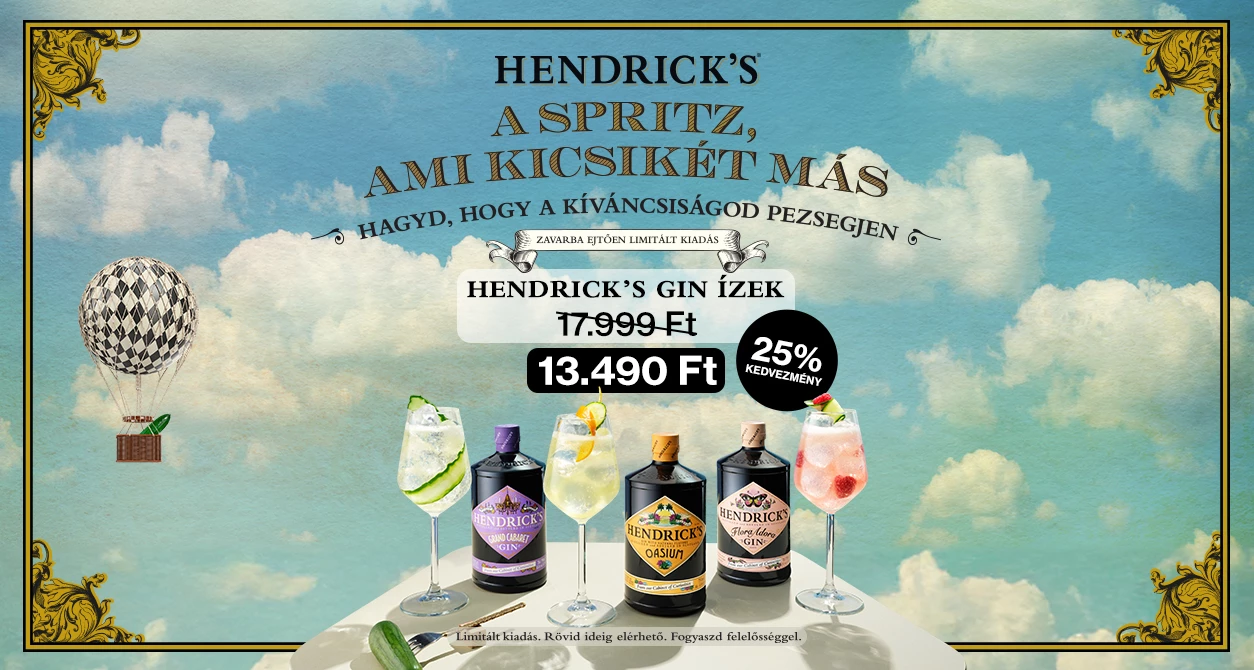 Hendriks gin  akcio