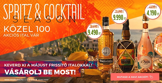 májusi havi akció