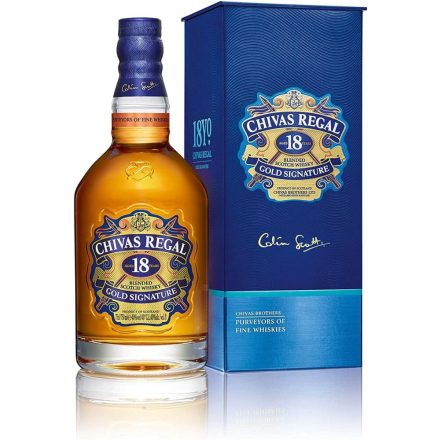 Chivas Regal 18 éves whisky díszdobozban