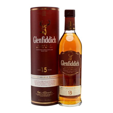 Glenfiddich 15 éves whisky 0,7l 40% DD