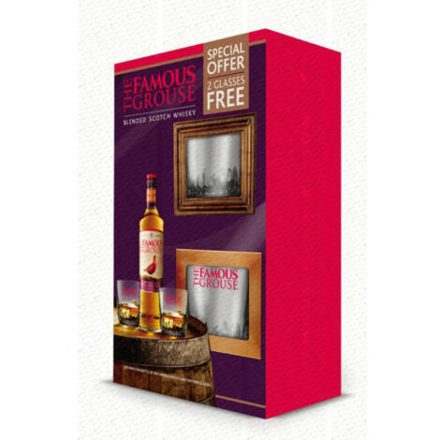 The Famous Grouse whisky 0,7l 40% + 2 Pohár PDD