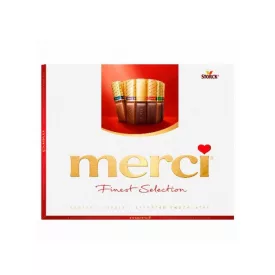 Merci 250g Piros tej-és étcsokoládé válogatás B