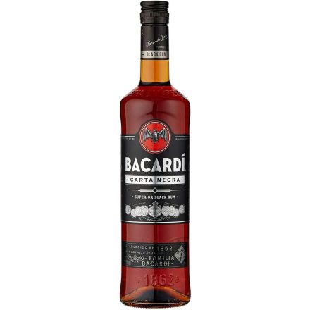 Bacardi Carta Negra rum 0,7l 40% ***kifutó