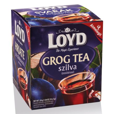 Loyd Grog Tea szilvás 10×3g 1/4