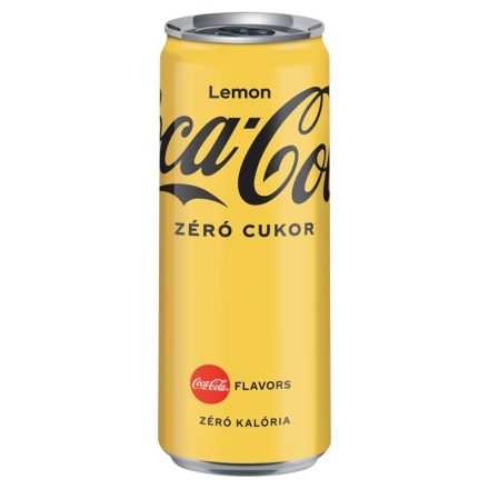 0,33l Can Coca-Cola Zero Lemon Sleek