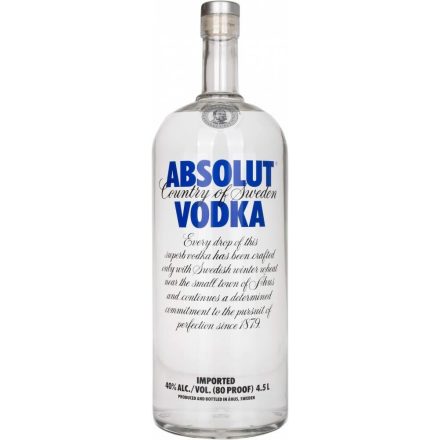 Absolut vodka 4,5L