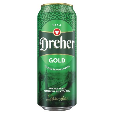 Dreher Gold sör 0,5l dob.