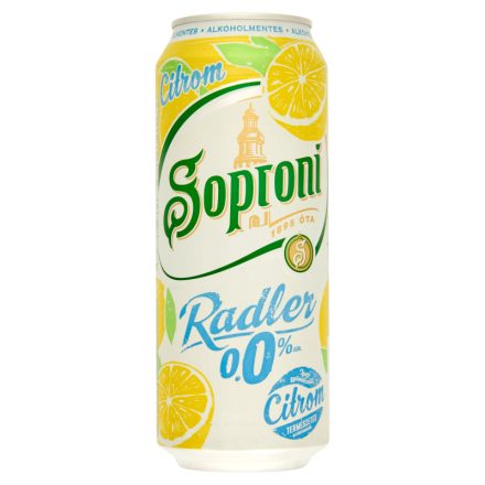 Soproni Citrom sör 0,5l 1,4% dob.