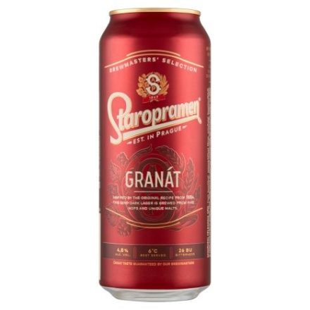 Staropramen Granat sör 0,5l dob.
