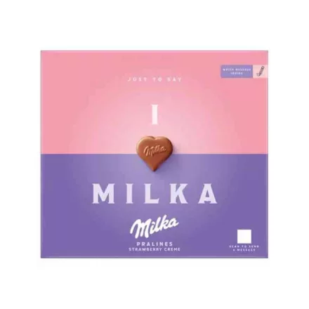 Milka Praliné I Love epres joghurtkrém 110g B