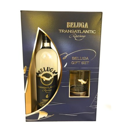 Beluga Transatlantic Racing vodka 0,7l 40% + pohár DD