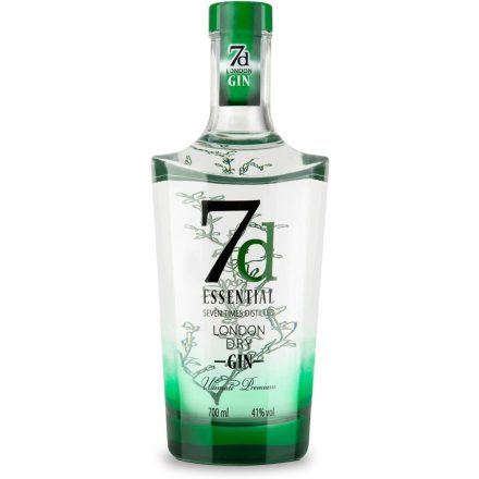 7d Essential London Dry Gin 0,7l 41% 1/2 (7 times distilled)