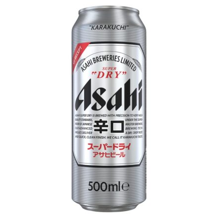 Asahi Super Dry sör 0,5l dob.