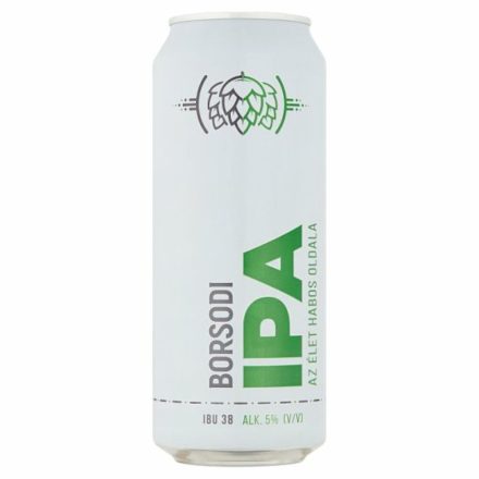 Borsodi IPA világos sör 0,5l / 5%