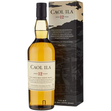 Caol Ila 12 éves Single Malt Whisky Díszdobozban