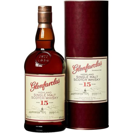 Glenfarclas 15 éves whisky 0,7l 46% DD