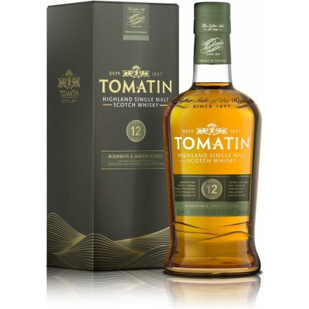 Tomatin 12 éves whisky 0,7l 43% DD Scotch Whisky