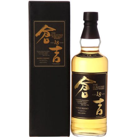 The Kurayoshi Pure Malt 18 éves whisky 0,7l 50% DD