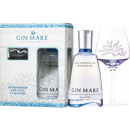 Gin Mare 0,7l 42,7% + pohár DD