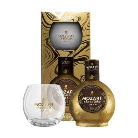 Mozart Chocolate Cream likőr 0,5l 17,5% + pohár DD