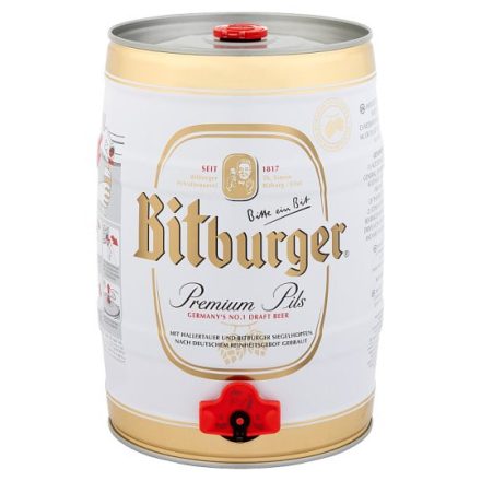 Bitburger Party hordó sör 5L 4,8%