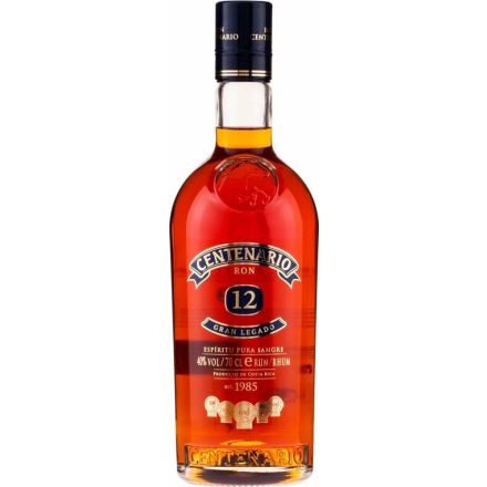 Centenario 12 Gran Legado rum 0,7l 40%***