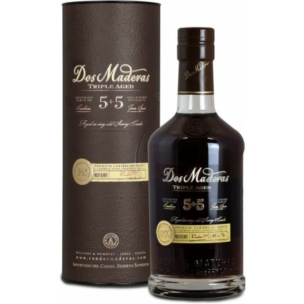 Dos Maderas PX 5 éves rum díszdobozban 0,7l 40%