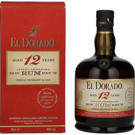 El Dorado 12 éves rum 0,7l 40% DD