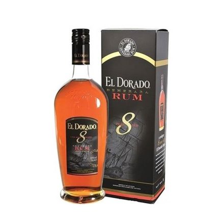 El Dorado 8 éves Dark rum 0,7l 40% DD