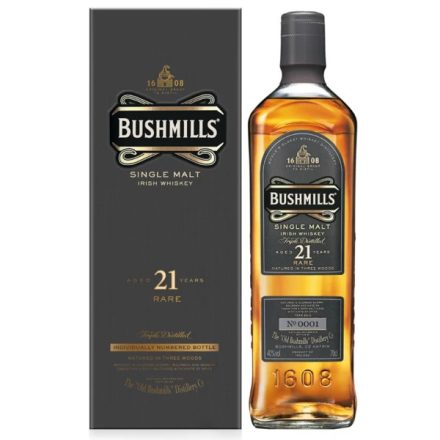 Bushmills 21 éves whiskey 0,7l 40% DD