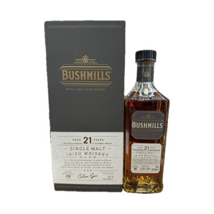 Bushmills 21 éves whiskey 0,7l 40% DD