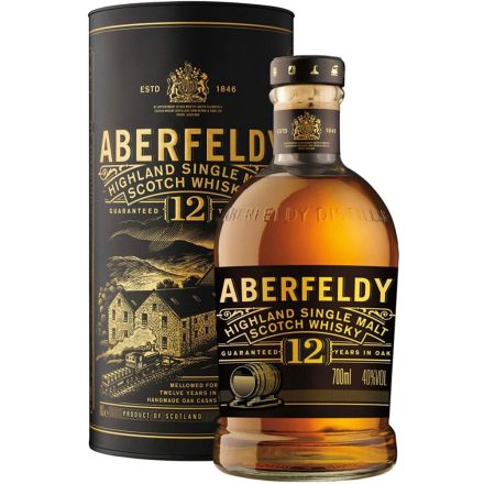 Aberfeldy 12 éves whisky díszdobozban