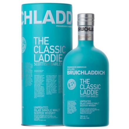 Bruichladdich Islay Single Malt Skót Whisky, The classic Laddie Scottish Barley