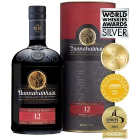 Bunnahabhain 12 éves whisky 0,7l 46,3% DD DRS