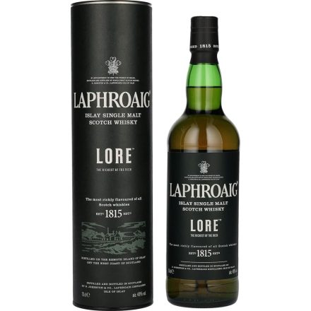 Laphroaig Lore Islay Single Malt Skót Whisky 0,7l 48%
