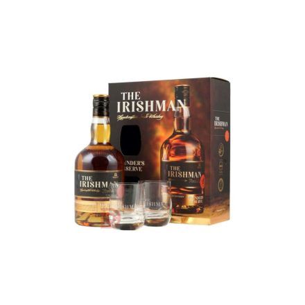 The Irishman whiskey 0,7l 40% + pohár DD