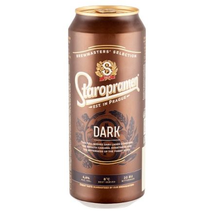 Staropramen Dark sör 0,5l dob.