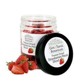   G&T Botanicals Liofilizált szeletelt eper 18g közepes tégelyben