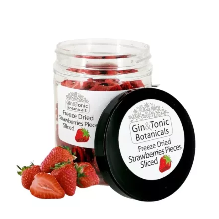 G&T Botanicals Liofilizált szeletelt eper 18g közepes tégelyben