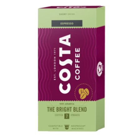 Costa kávékapszula The Bright Blend 10 kapszula/dob. 57g B***kifutó