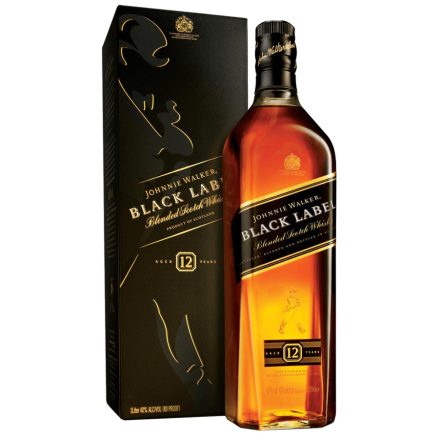 Johnnie Walker Black Label 12 éves whiskey 1L 40% DD