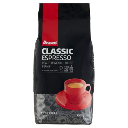 Bravos Classic Espresso szemes kávé 1kgB
