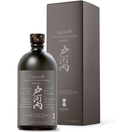 Togouchi Kiwami Sake Cask Finish Whisky 0,7l 40%