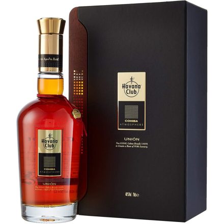 Havana Club Unión Cohiba Atmosphere Rum Díszdobozban 40% 0,7l 