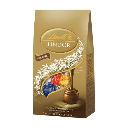 Lindt Tejcsokoládé Lindor golyó 200g Assorted vegyes B