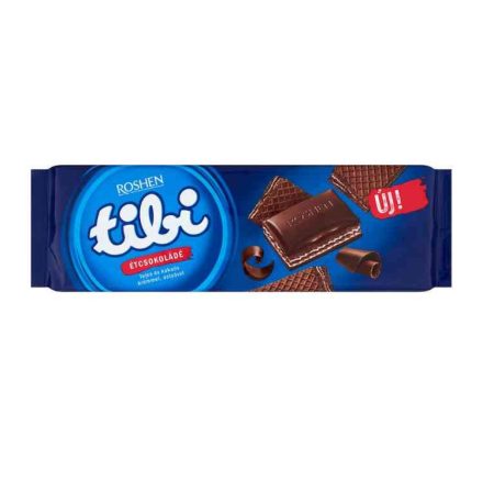 Tibi 265g étcsokoládé tejes és kakaós krémmel, ostyával B