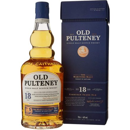 Old Pulteney 18 éves whisky 0,7l 46%