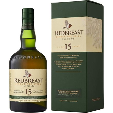 Redbreast 15 Éves Single Pot Still Whisky Díszdobozban